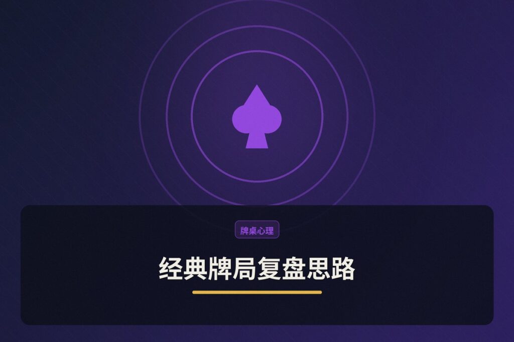 经典牌局复盘思路 - 经典牌局复盘思路:三步拆解手牌,提升读牌与决策能力