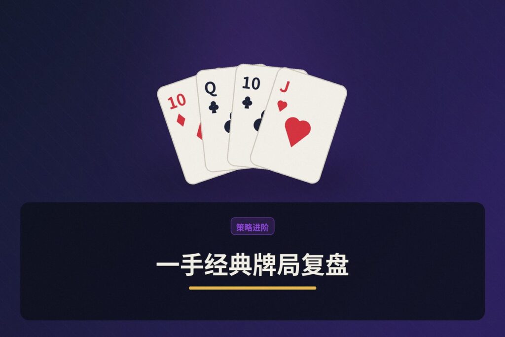 德州扑克经典牌局复盘分析 - 一手经典牌局复盘:翻前AK平跟、翻后击中顶对,如何用位置和底池赔率做决策?