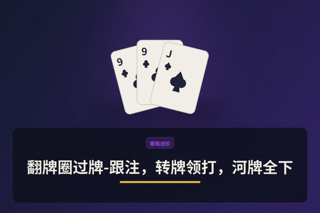 翻牌圈过牌-跟注，转牌领打，河牌全下：这手牌真的逃不掉吗？